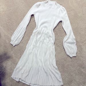 Draper James long oboe style bell sleeve sweater dress